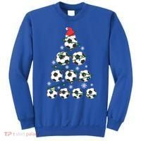 Christmas Soccer Tree Holiday Gift Sport Lover Soccer Player Great Gift Sweatshirt thumb 0