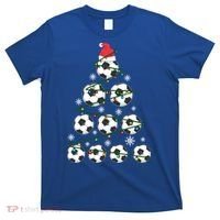 Christmas Soccer Tree Holiday Gift Sport Lover Soccer Player Great Gift T-Shirt thumb 0