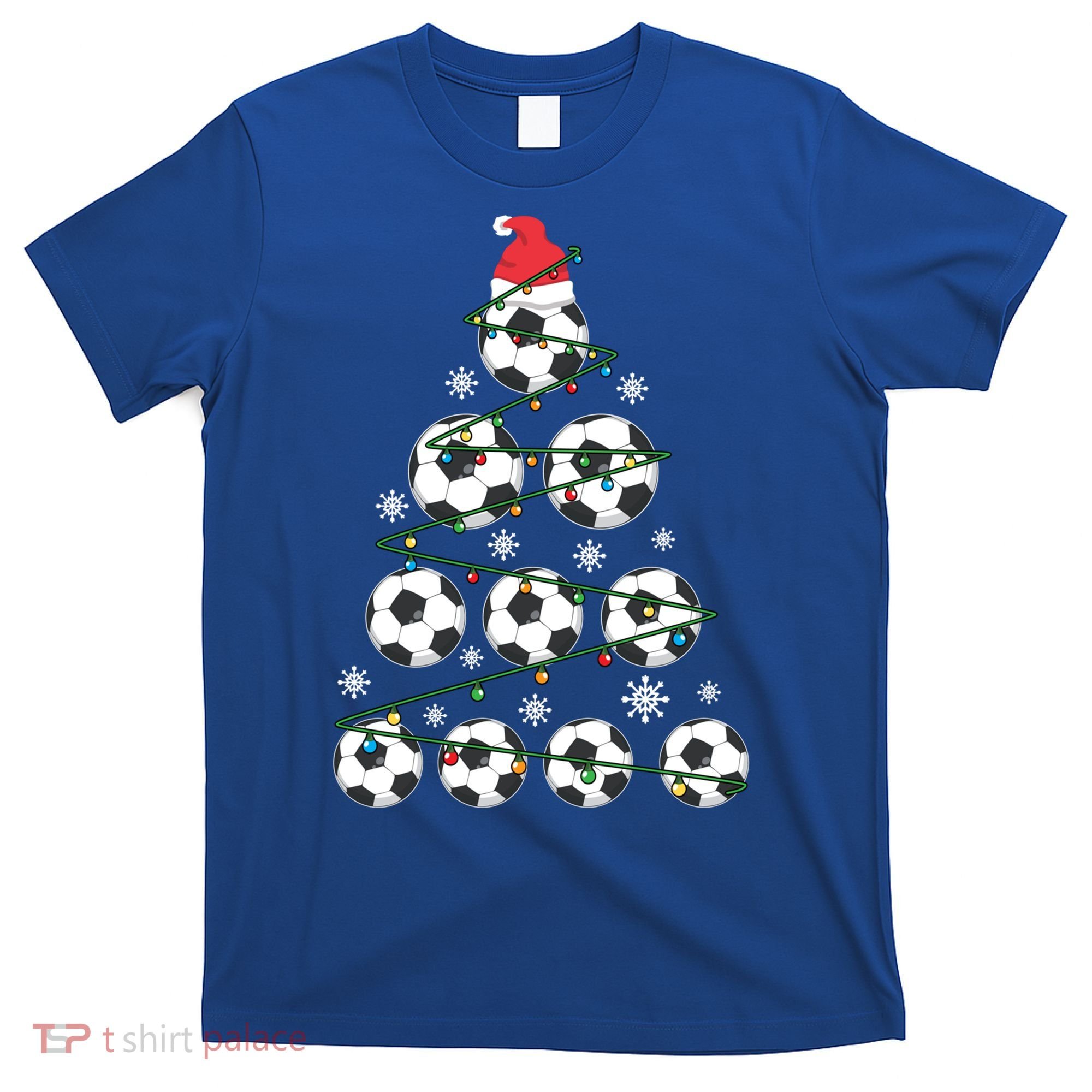 Christmas Soccer Tree Holiday Gift Sport Lover Soccer Player Great Gift T-Shirt