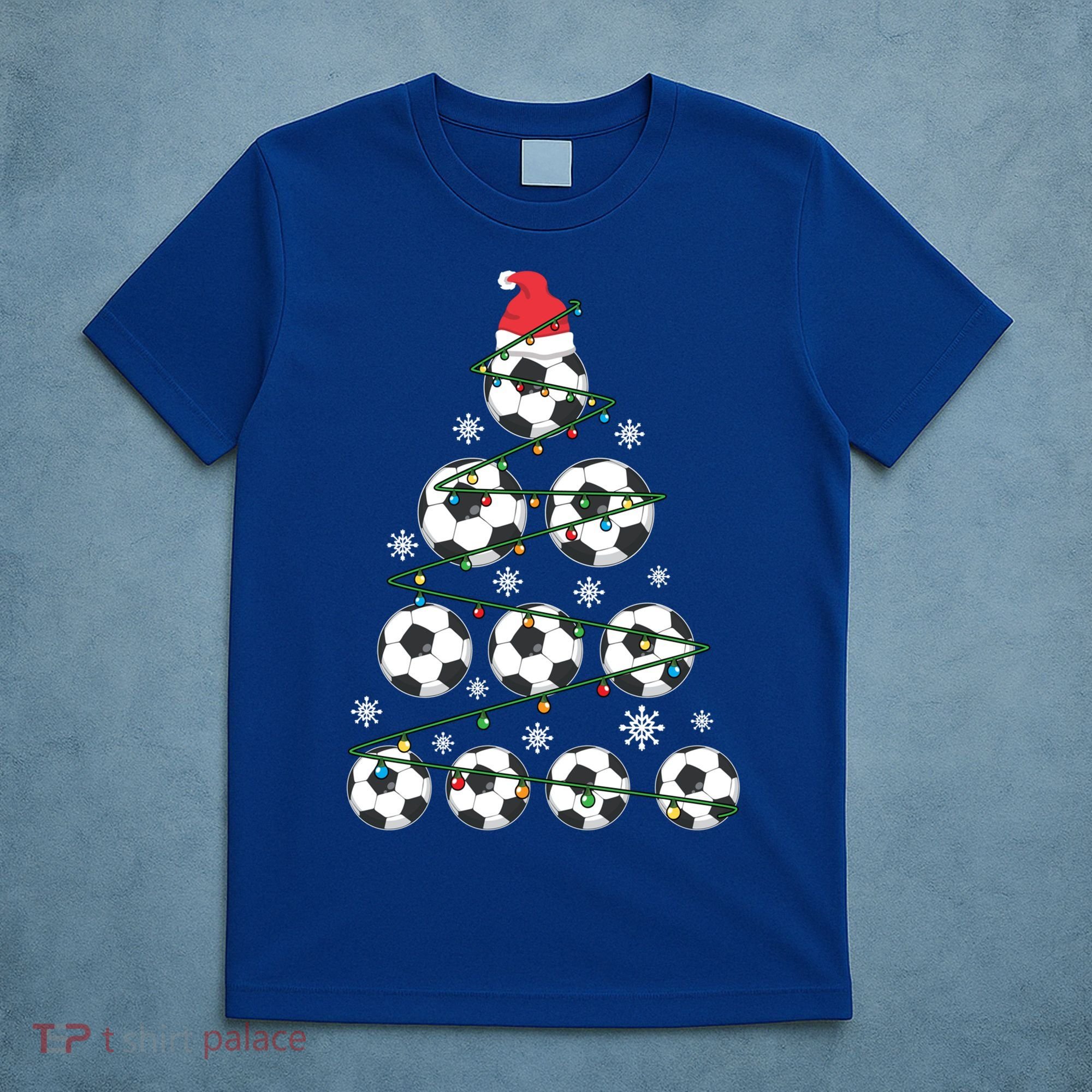 Christmas Soccer Tree Holiday Gift Sport Lover Soccer Player Great Gift T-Shirt