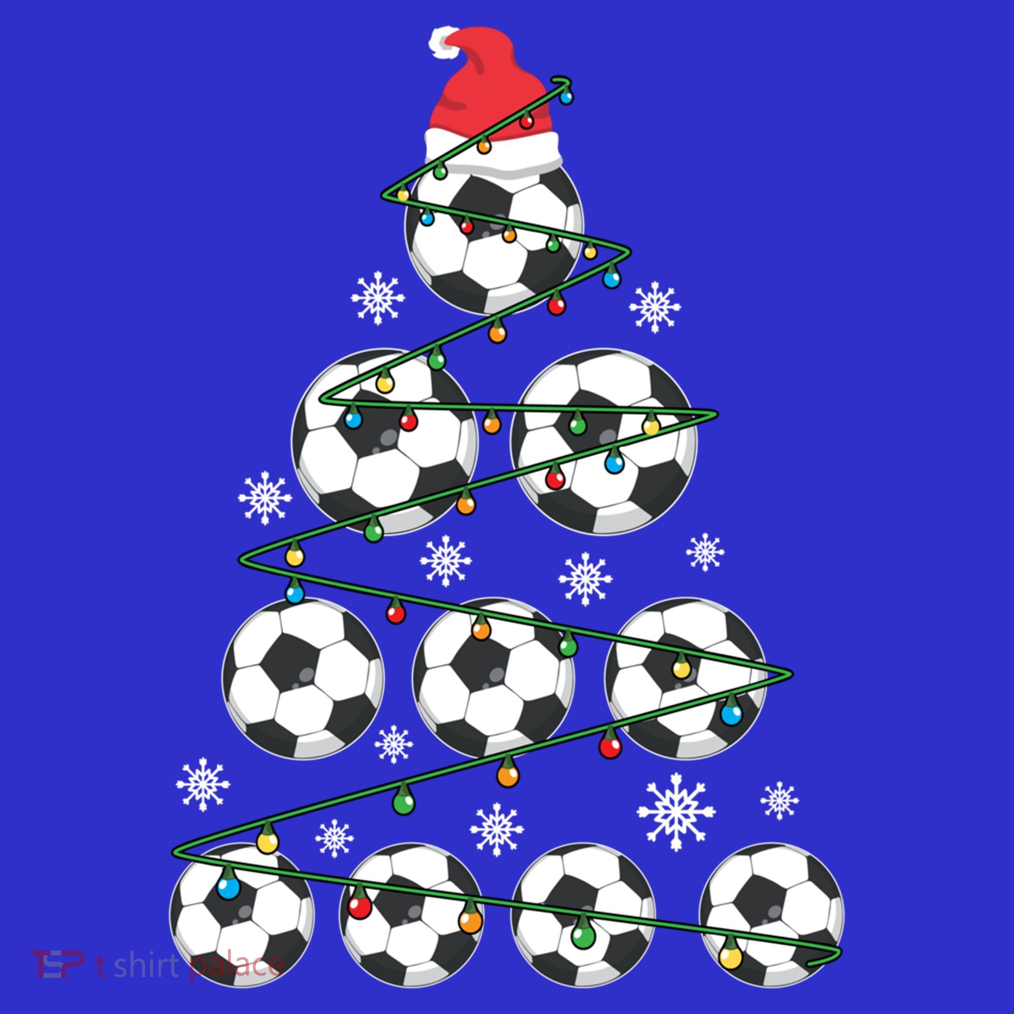 Christmas Soccer Tree Holiday Gift Sport Lover Soccer Player Great Gift Mousepad