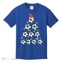Christmas Soccer Tree Holiday Gift Sport Lover Soccer Player Great Gift Kids T-Shirt thumb 0
