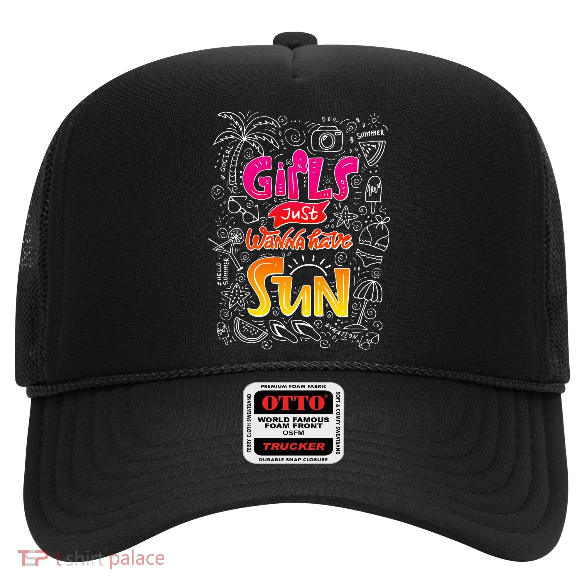 Cute Summer Time Girls Just Wanna Have Sun Hat