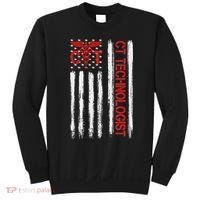 Ct Scan Technologist American Flag Patriotic Radiology Sweatshirt thumb 0