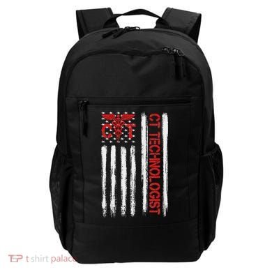 Ct Scan Technologist American Flag Patriotic Radiology Backpack