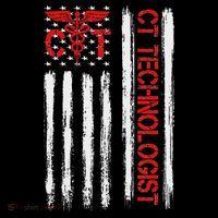 Ct Scan Technologist American Flag Patriotic Radiology Coaster thumb 2