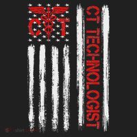 Ct Scan Technologist American Flag Patriotic Radiology Golf Towel thumb 3