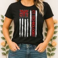 Ct Scan Technologist American Flag Patriotic Radiology Women's T-Shirt thumb 2