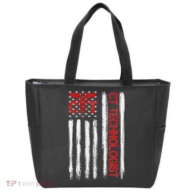 Ct Scan Technologist American Flag Patriotic Radiology Tote Bag