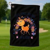 Cute Since The Day I Was Born Golf Towel thumb 1