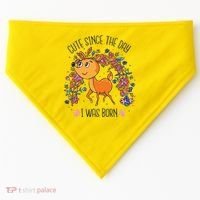 Cute Since The Day I Was Born USA-Made Doggie Bandana thumb 0