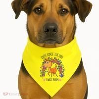 Cute Since The Day I Was Born USA-Made Doggie Bandana thumb 1