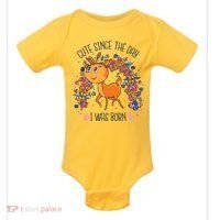 Cute Since The Day I Was Born Baby Bodysuit thumb 0