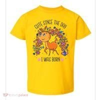 Cute Since The Day I Was Born Toddler T-Shirt thumb 0