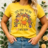Cute Since The Day I Was Born Women's T-Shirt thumb 2