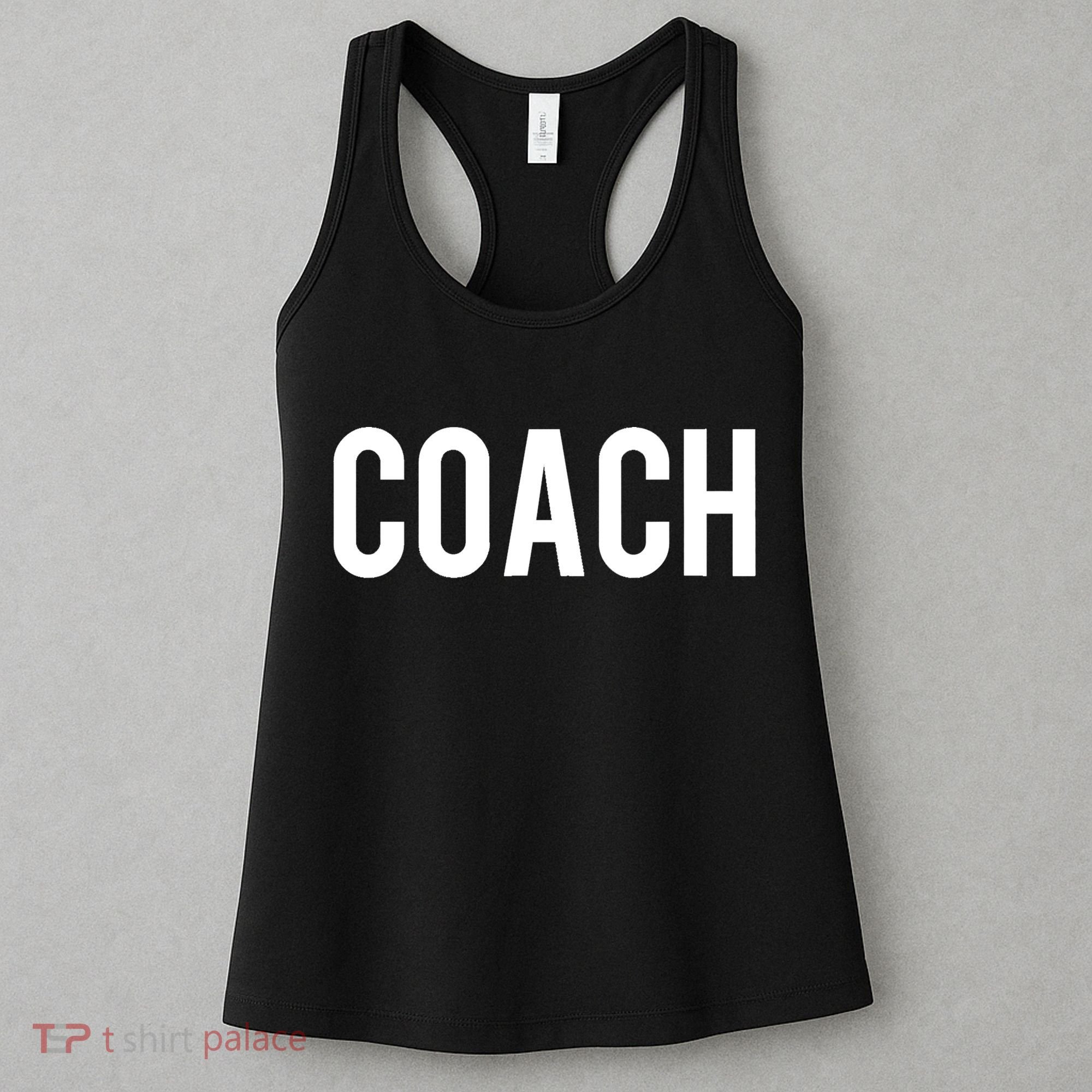 COACH Shirt TShirt For Men & Women Coaches Women's Tank Top