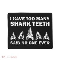Cool Shark Teeth Collector Gift Funny Shark Teeth Hunting Mousepad thumb 0