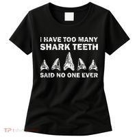 Cool Shark Teeth Collector Gift Funny Shark Teeth Hunting Women's T-Shirt thumb 0
