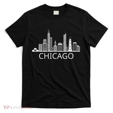Chicago Skyline Throwback Design Classic T-Shirt