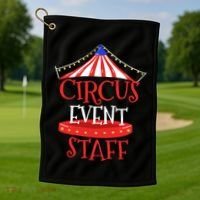 Circus Staff Themed Birthday Gifts Golf Towel thumb 1