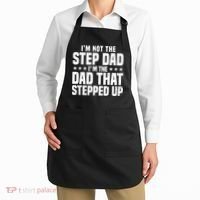 Cool Step Up Dad For Father World's Best Stepdad Ever Apron thumb 2