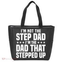 Cool Step Up Dad For Father World's Best Stepdad Ever Tote Bag thumb 0