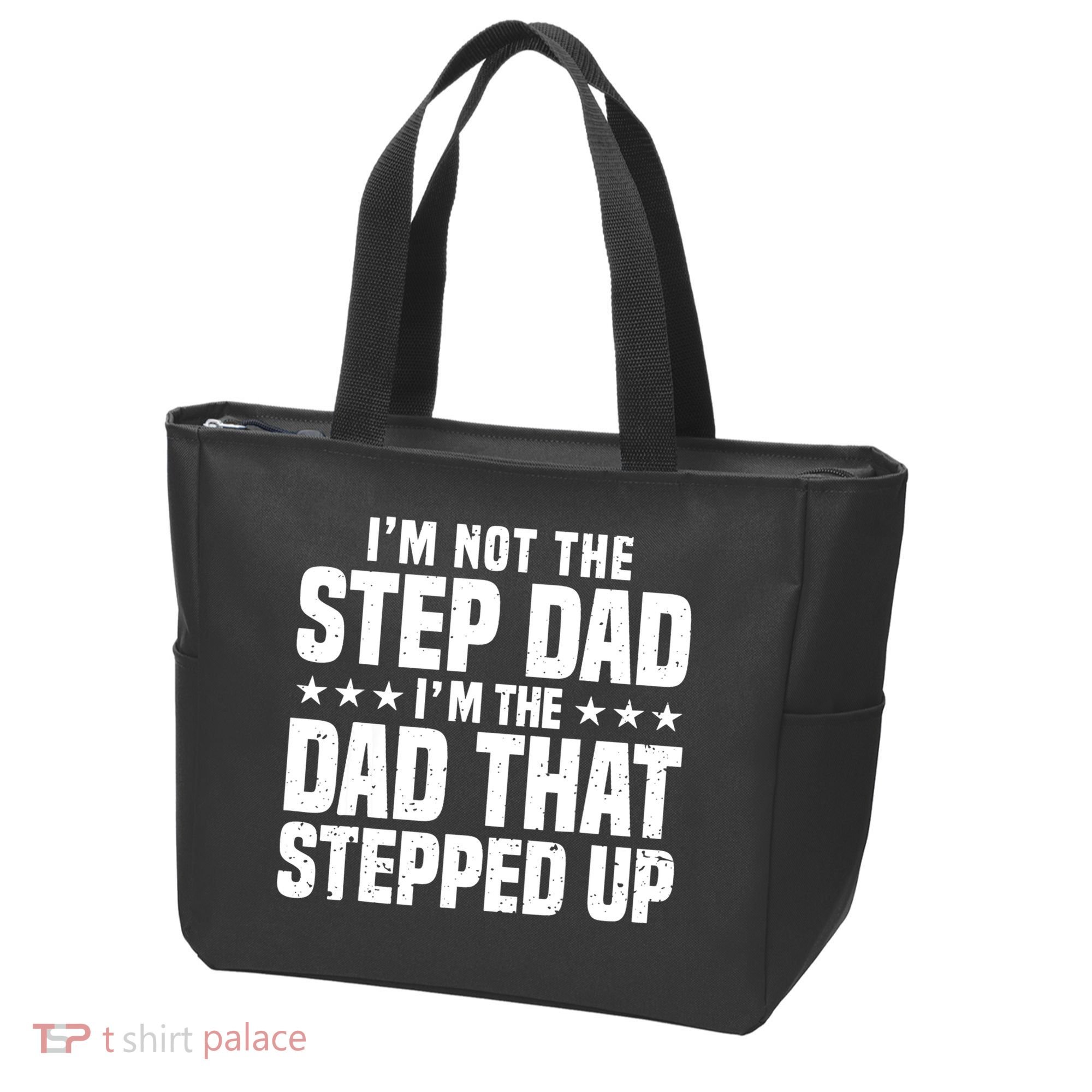 Cool Step Up Dad For Father World's Best Stepdad Ever Tote Bag