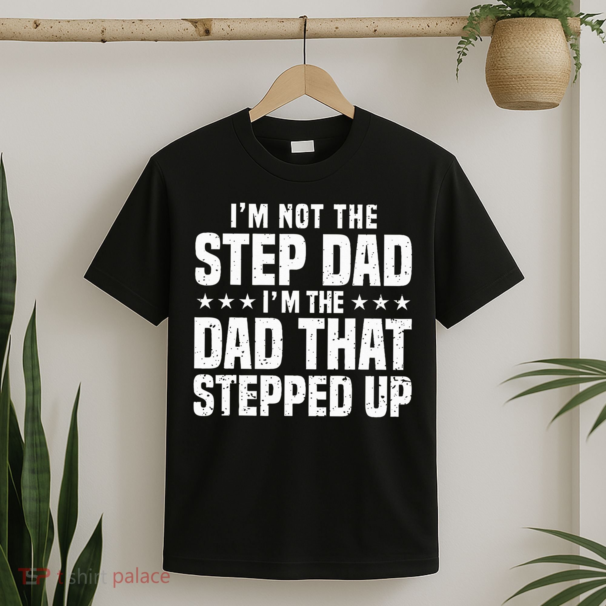 Cool Step Up Dad Father Worlds Best Stepdad Ever T-Shirt