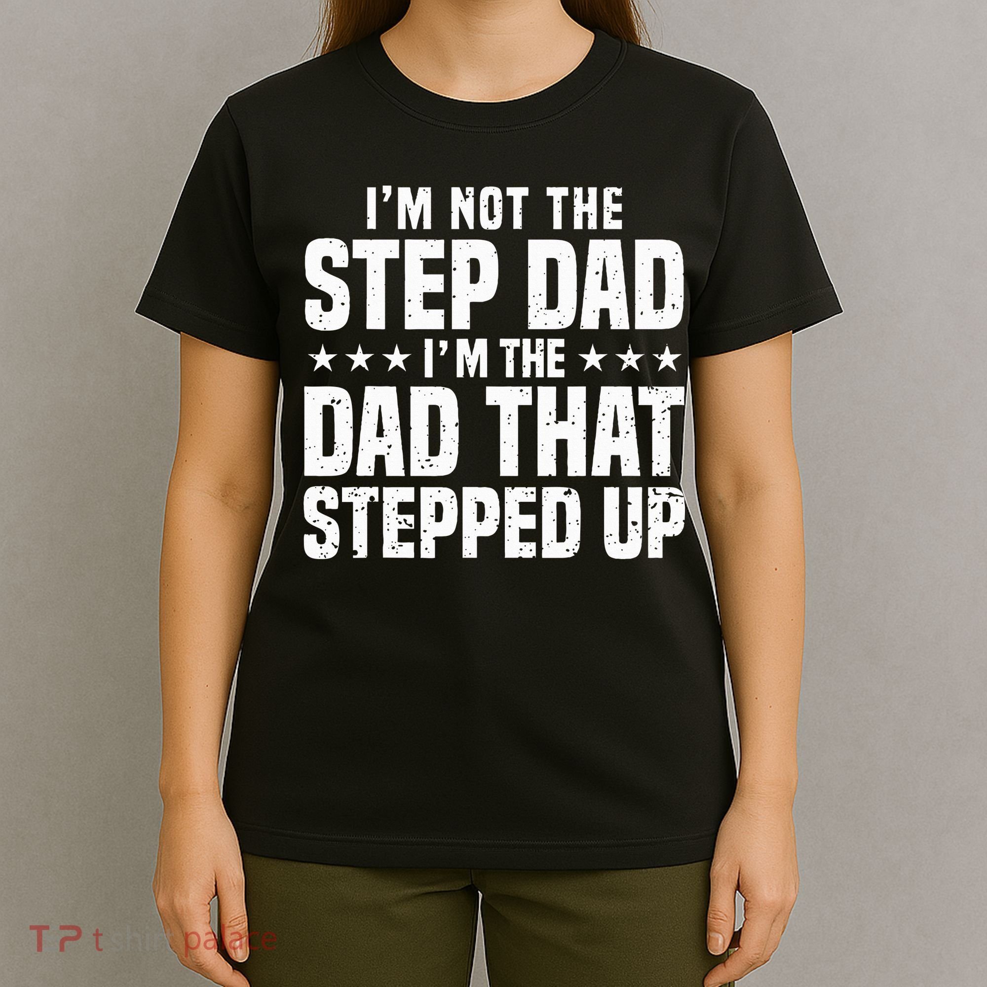 Cool Step Up Dad Father Worlds Best Stepdad Ever T-Shirt