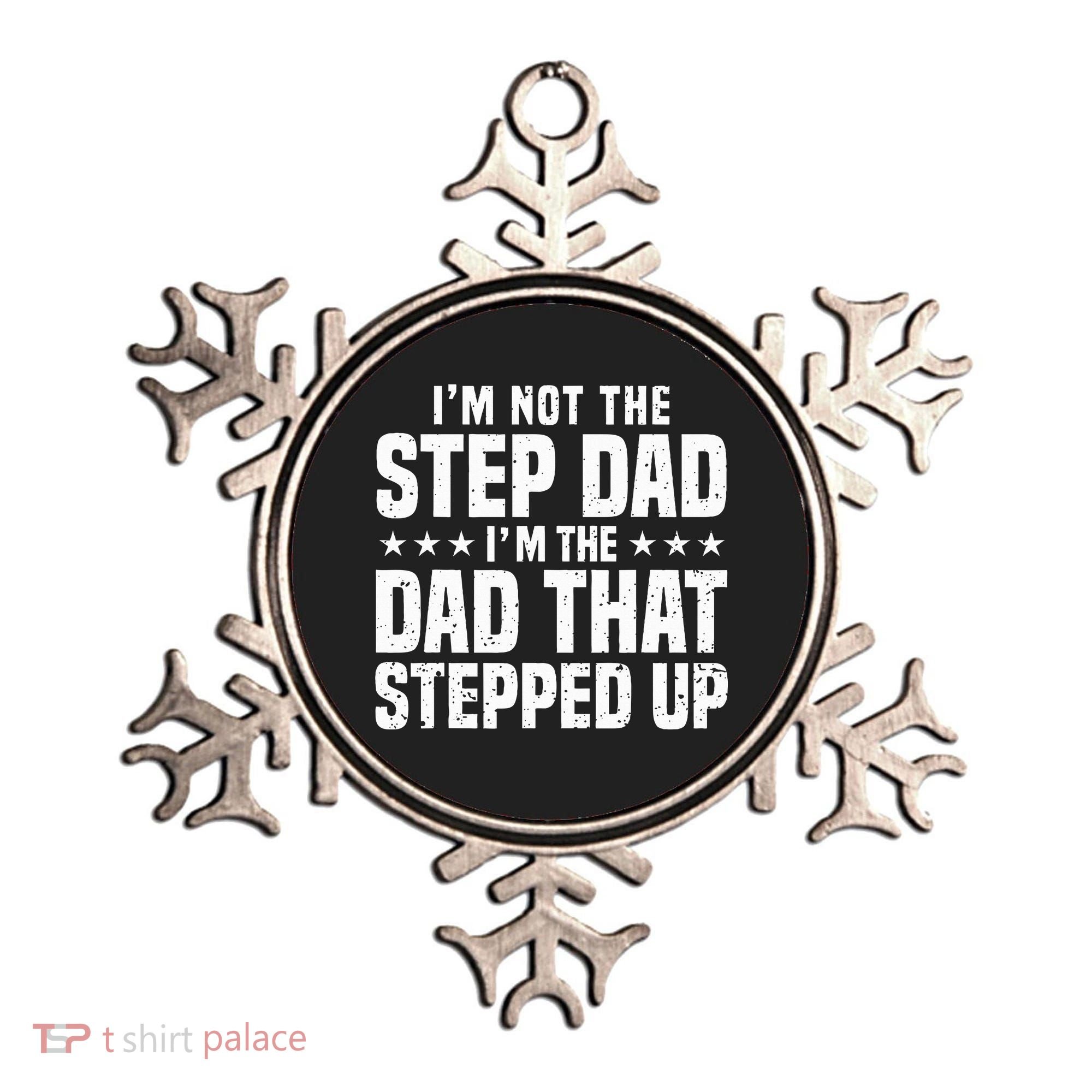 Cool Step Up Dad Father Worlds Best Stepdad Ever Ornament