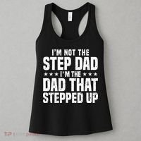 Cool Step Up Dad Father Worlds Best Stepdad Ever Women's Tank Top thumb 3