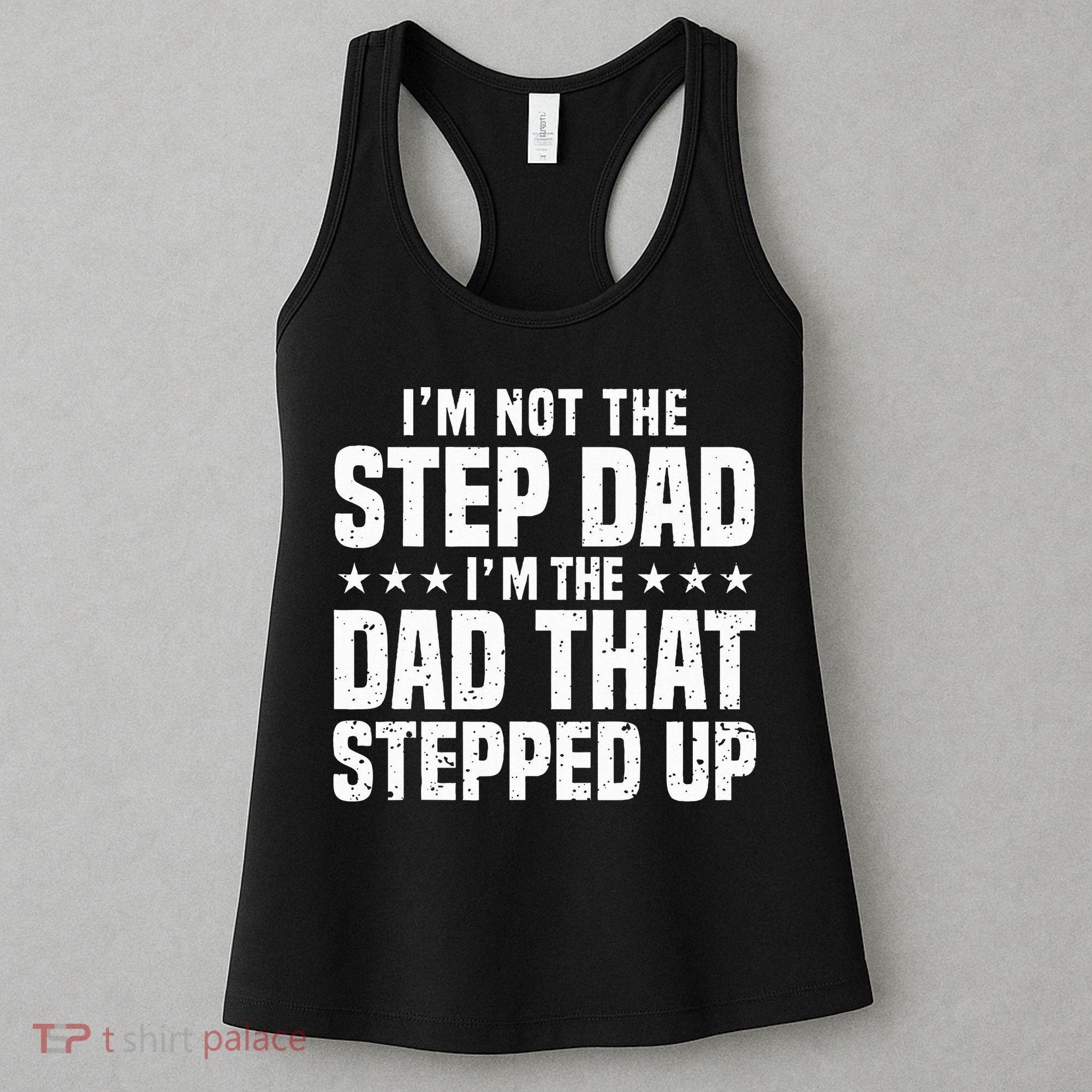Cool Step Up Dad Father Worlds Best Stepdad Ever Women's Tank Top