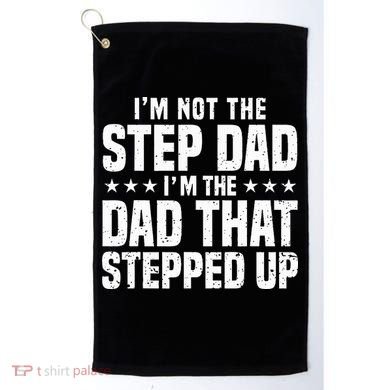 Cool Step Up Dad Father Worlds Best Stepdad Ever Golf Towel