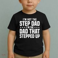 Cool Step Up Dad Father Worlds Best Stepdad Ever Toddler T-Shirt thumb 2