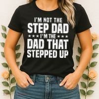Cool Step Up Dad Father Worlds Best Stepdad Ever Women's T-Shirt thumb 2