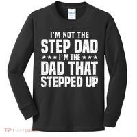 Cool Step Up Dad Father Worlds Best Stepdad Ever Kids Long Sleeve Shirt thumb 0