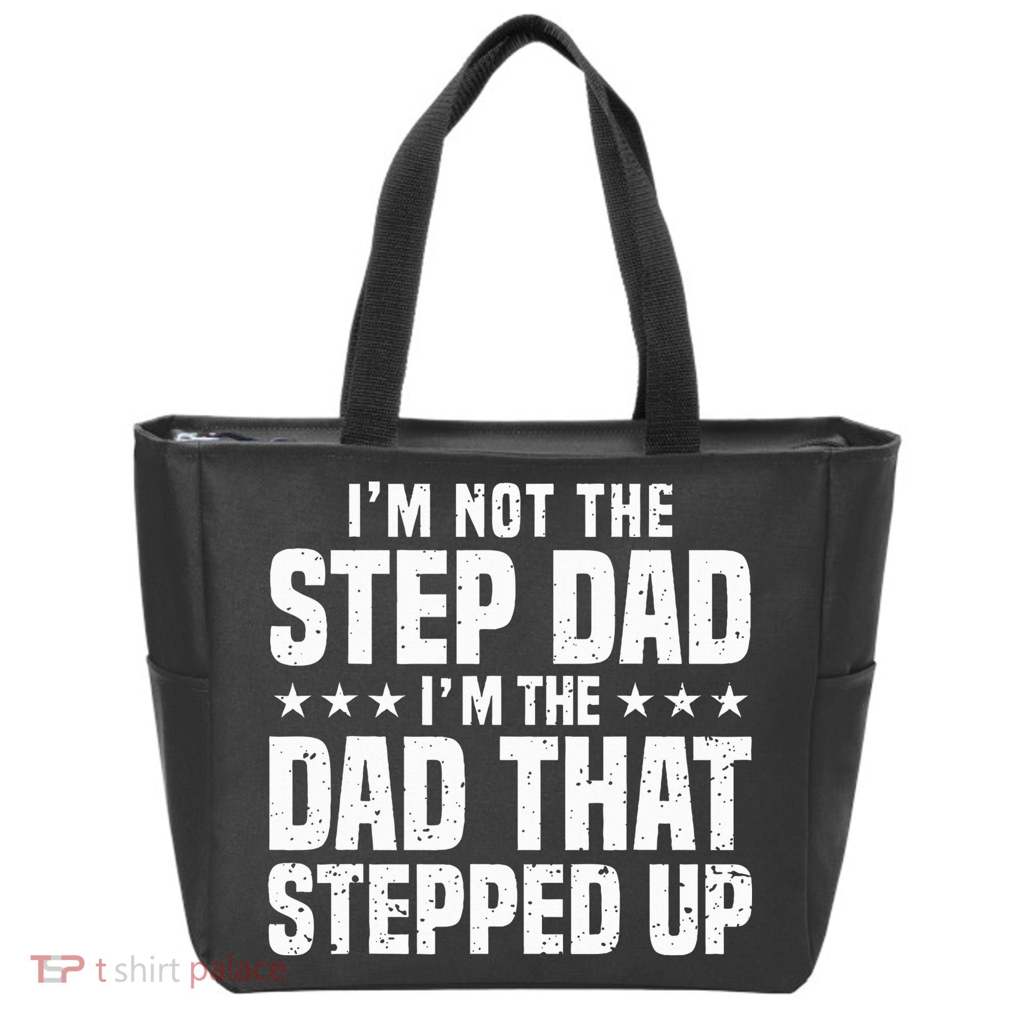 Cool Step Up Dad Father Worlds Best Stepdad Ever Tote Bag