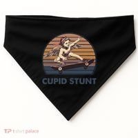 Cupid Stunt Unhinged Cringe Funny Inappropriate Embarrassing Gift USA-Made Doggie Bandana thumb 0
