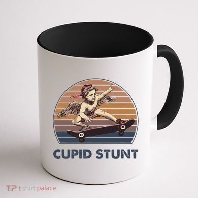Cupid Stunt Unhinged Cringe Funny Inappropriate Embarrassing Gift Coffee Mug back