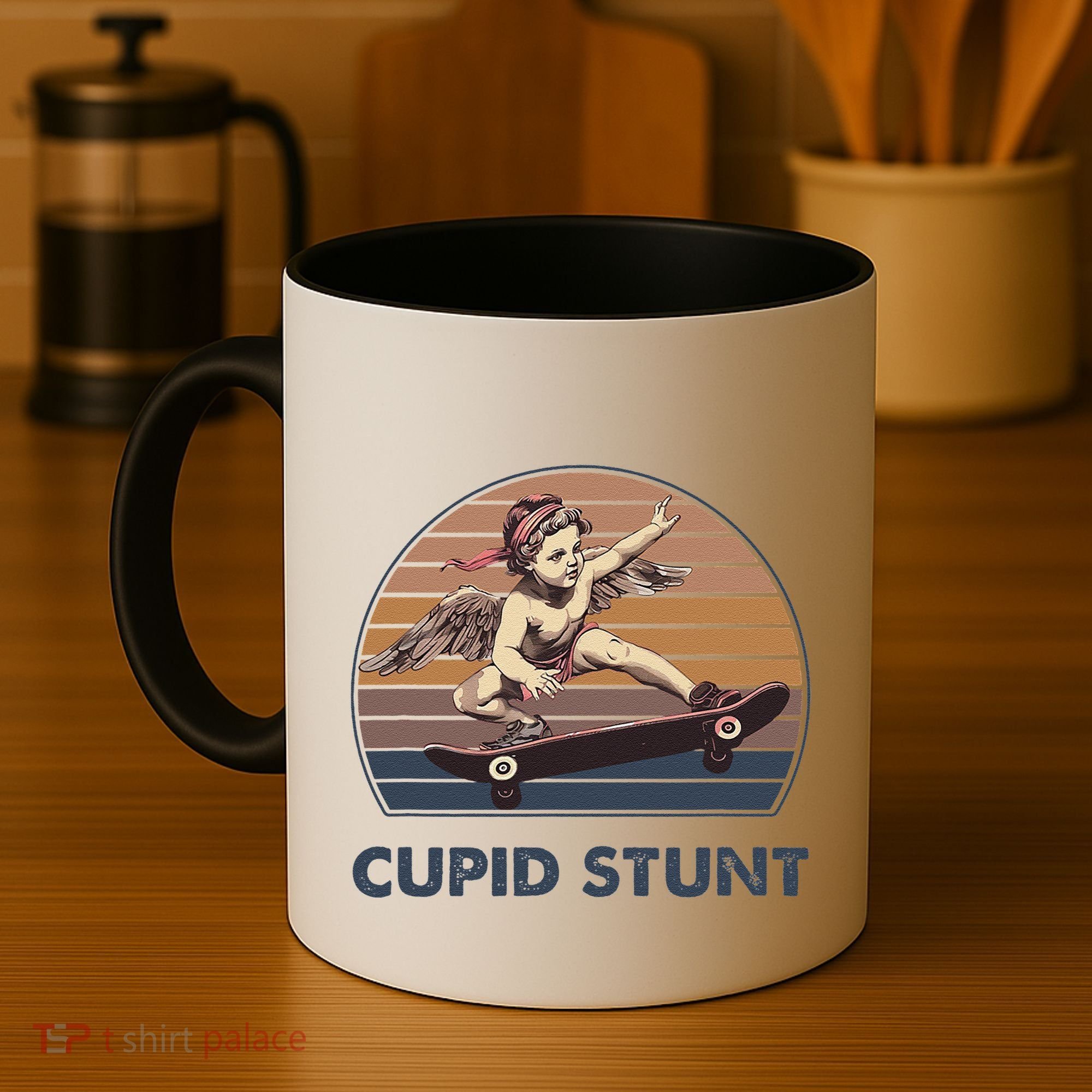 Cupid Stunt Unhinged Cringe Funny Inappropriate Embarrassing Gift Coffee Mug