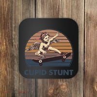 Cupid Stunt Unhinged Cringe Funny Inappropriate Embarrassing Gift Coaster thumb 0