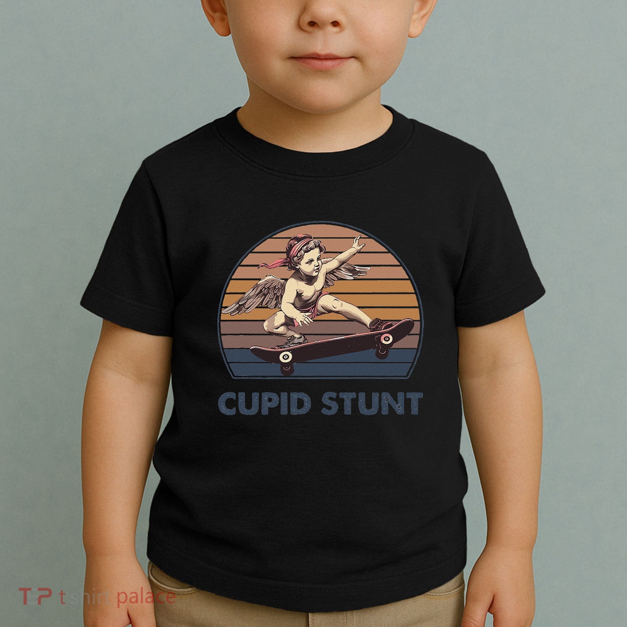 Cupid Stunt Unhinged Cringe Funny Inappropriate Embarrassing Gift Toddler T-Shirt
