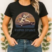 Cupid Stunt Unhinged Cringe Funny Inappropriate Embarrassing Gift Women's T-Shirt thumb 2