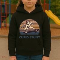 Cupid Stunt Unhinged Cringe Funny Inappropriate Embarrassing Gift Kids Hoodie thumb 3