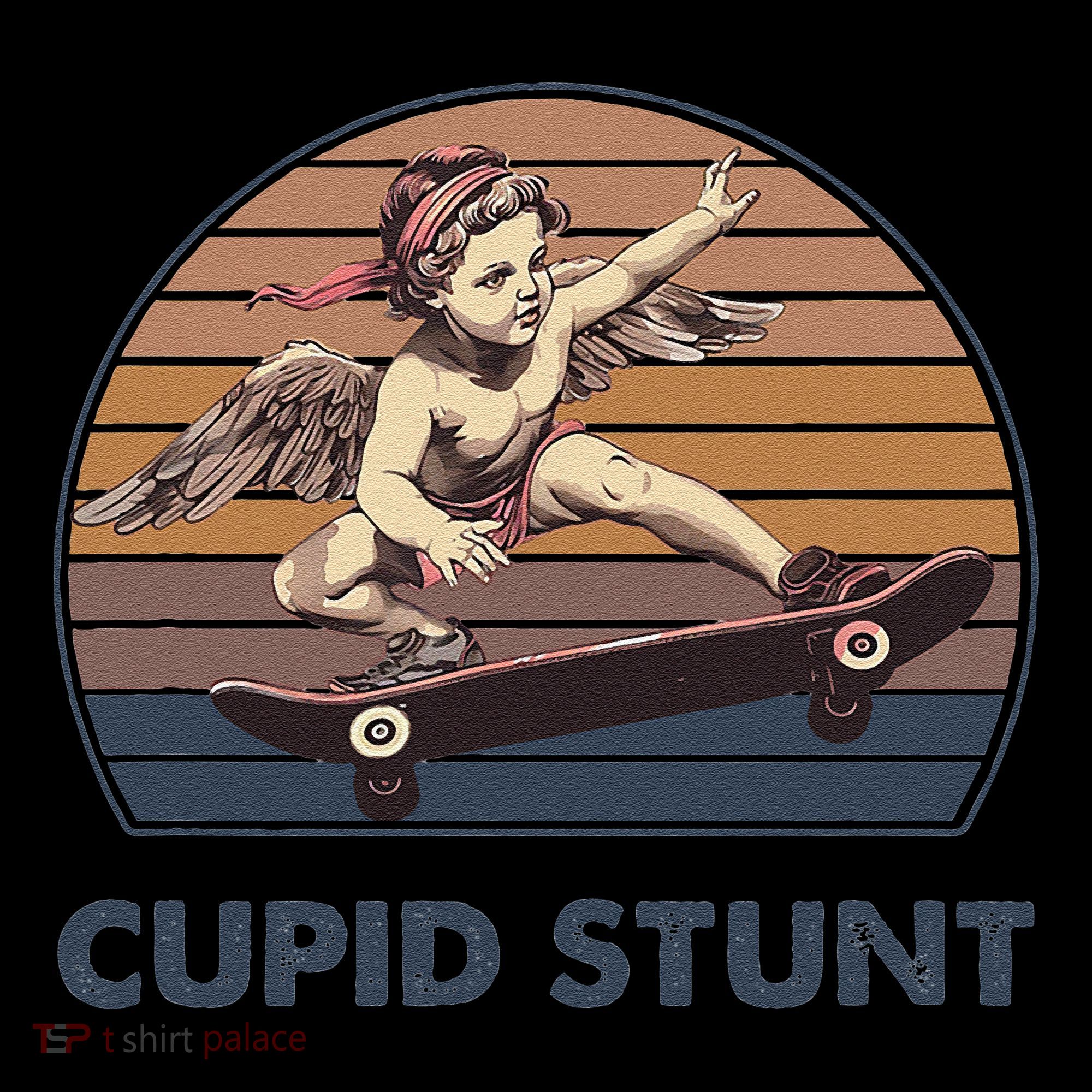 Cupid Stunt Unhinged Cringe Funny Inappropriate Embarrassing Gift Kids Hoodie