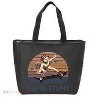 Cupid Stunt Unhinged Cringe Funny Inappropriate Embarrassing Gift Tote Bag thumb 0
