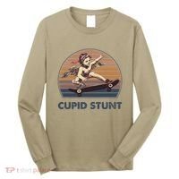 Cupid Stunt Unhinged Cringe Funny Inappropriate Embarrassing Gift Long Sleeve Shirt thumb 0