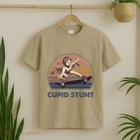 Cupid Stunt Unhinged Cringe Funny Inappropriate Embarrassing Gift T-Shirt thumb 2