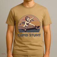 Cupid Stunt Unhinged Cringe Funny Inappropriate Embarrassing Gift T-Shirt thumb 3