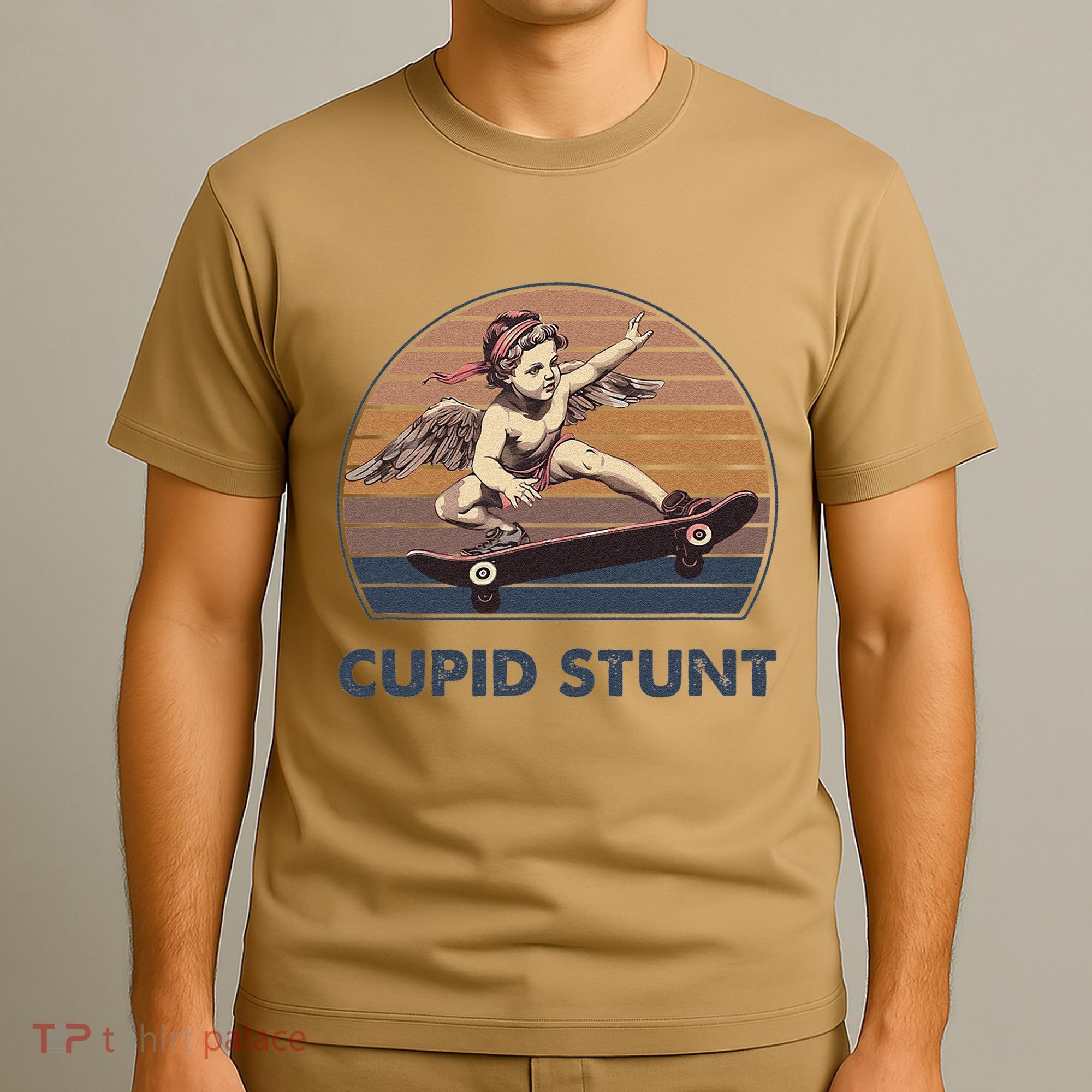 Cupid Stunt Unhinged Cringe Funny Inappropriate Embarrassing Gift T-Shirt